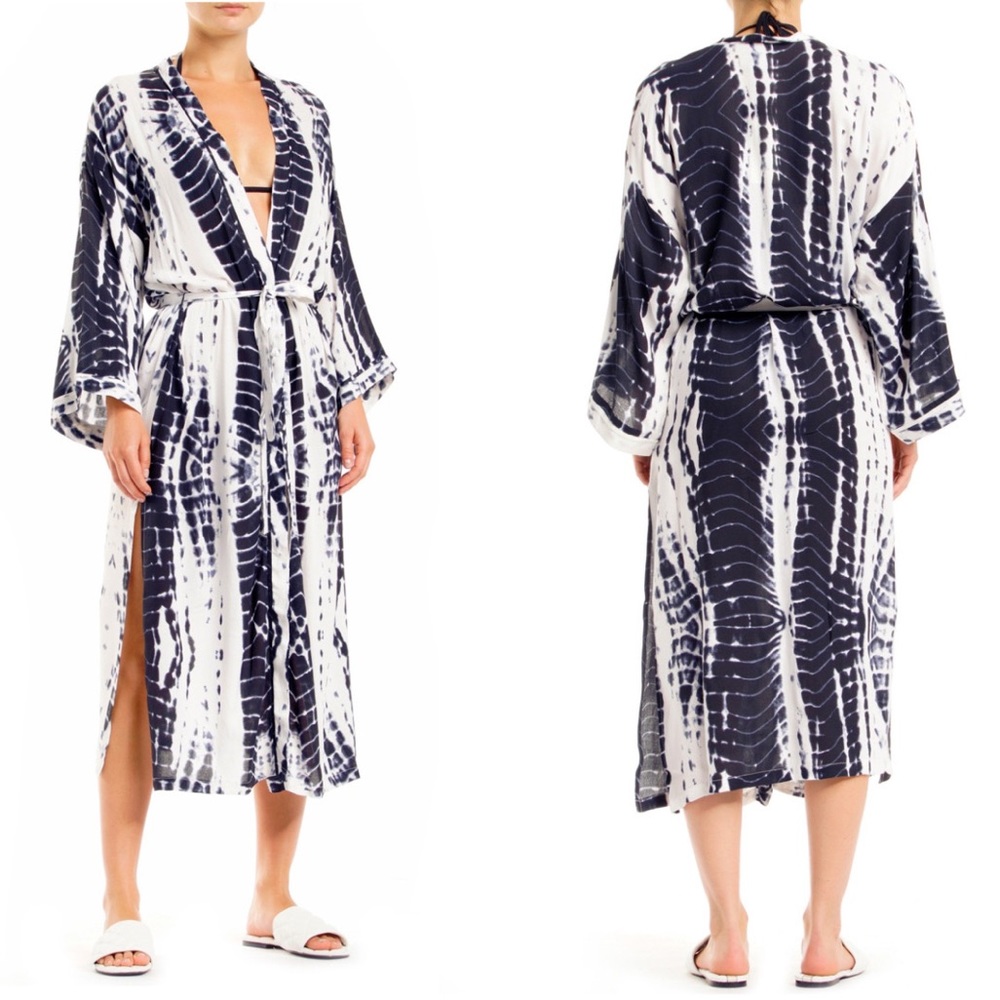 Tie Dye Kimono Duster